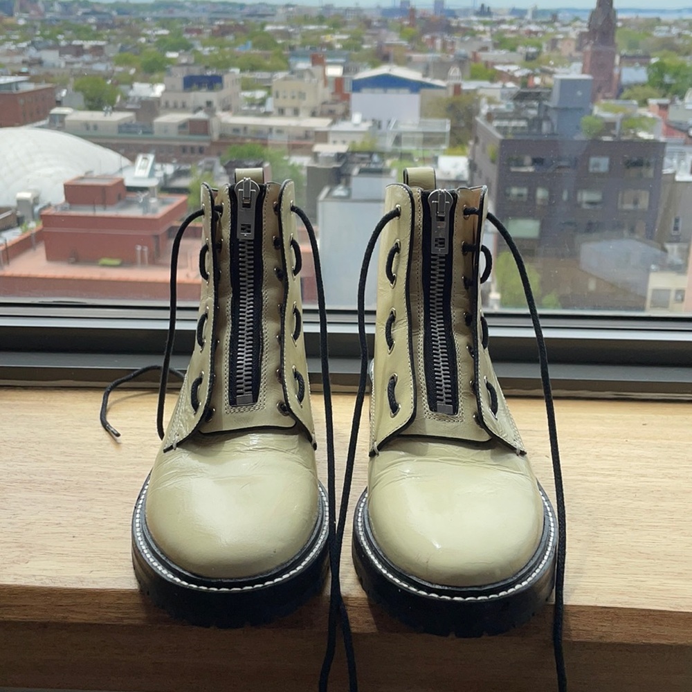 Rag & Bone Leather Moto Boots